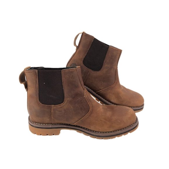 Timberland Brown Leather Ankle Boots | Size 7 main image 5
